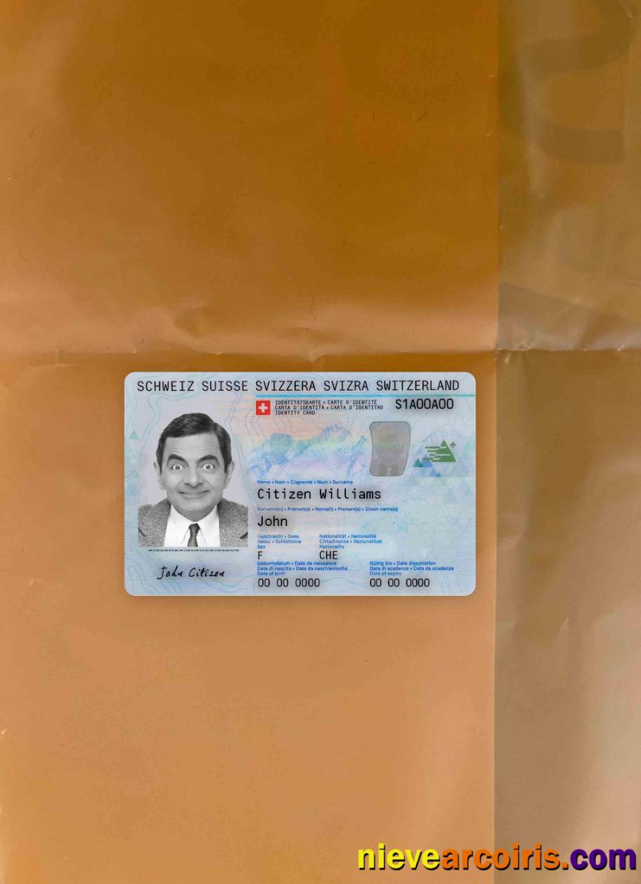 Switzerland ID card photolook